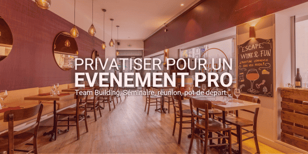 Privatiser pour un team building seminaire